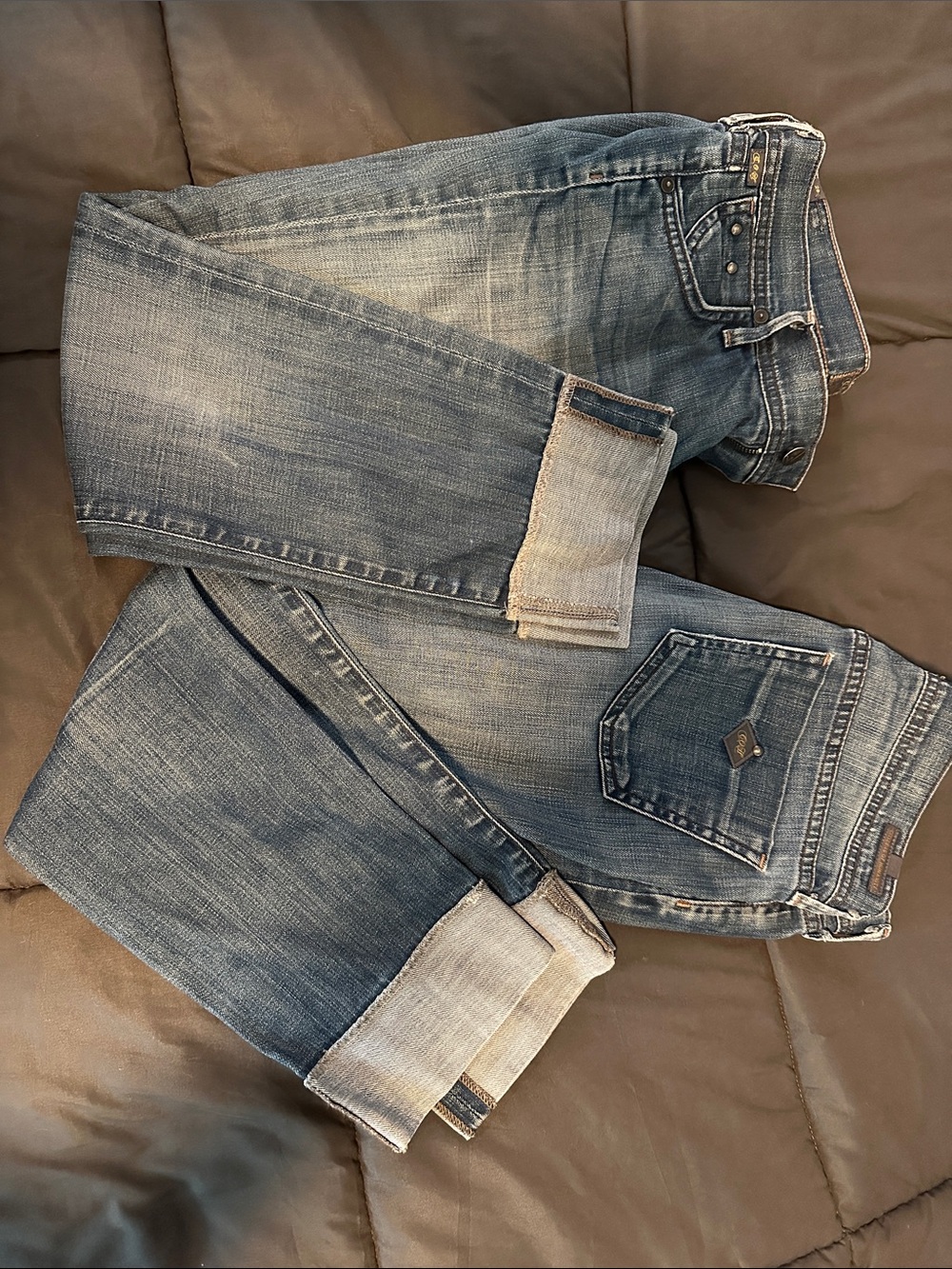 Citizens Of Humanity Medium Wash Ankle Jeans with Cuff